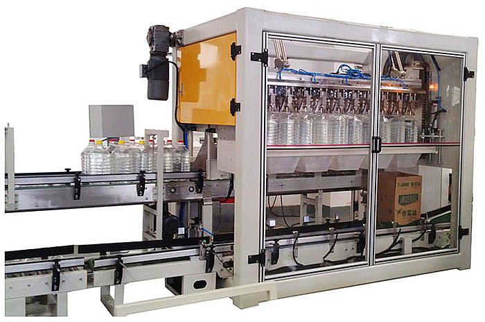 食用油自動裝箱機(jī)