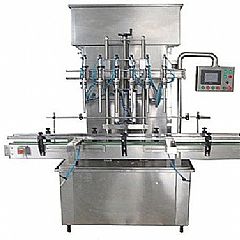 全自動(dòng)直線式液體灌裝機(jī)